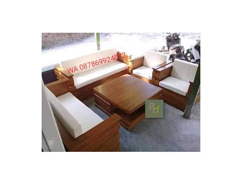 Kursi tamu minimalis kursi box 3211 seat mewah kayu jati berkualitas